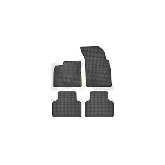 FROGUM Tailored 546917 Floor mat set for AUDI Q7 (4MB) Elastomer, Front and Rear, Quantity: 4, Black | ML Performance Car Parts