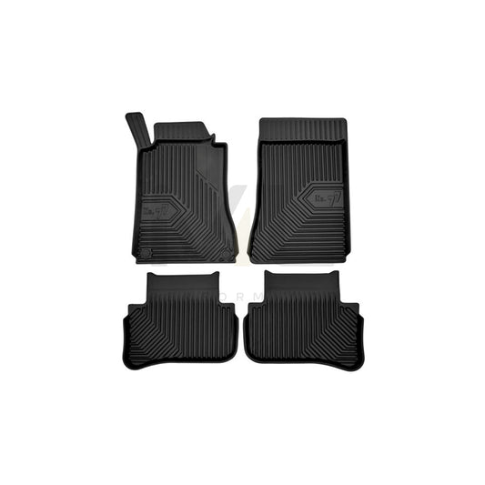 FROGUM Tailored 77407206 Floor mat set suitable for MERCEDES-BENZ C-Class Saloon (W203) Elastomer, Front and Rear, Quantity: 4, Black | ML Performance Car Parts