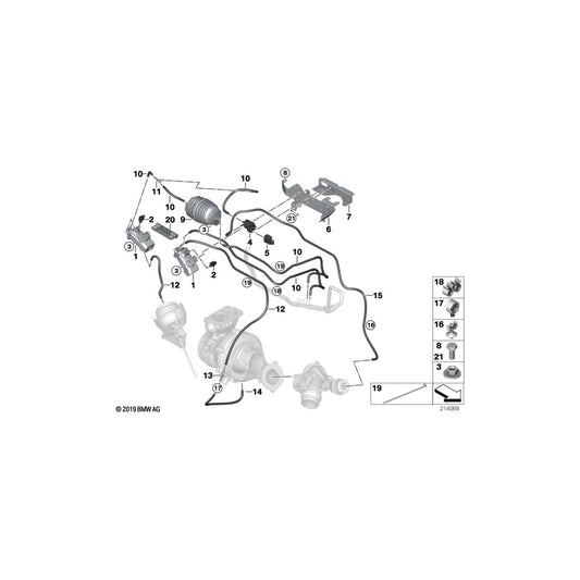 Genuine BMW 11657800034 E70 E91 E60 Heat Protection Shield (Inc. 535d, X5 35dX & X5 3.0sd) | ML Performance UK