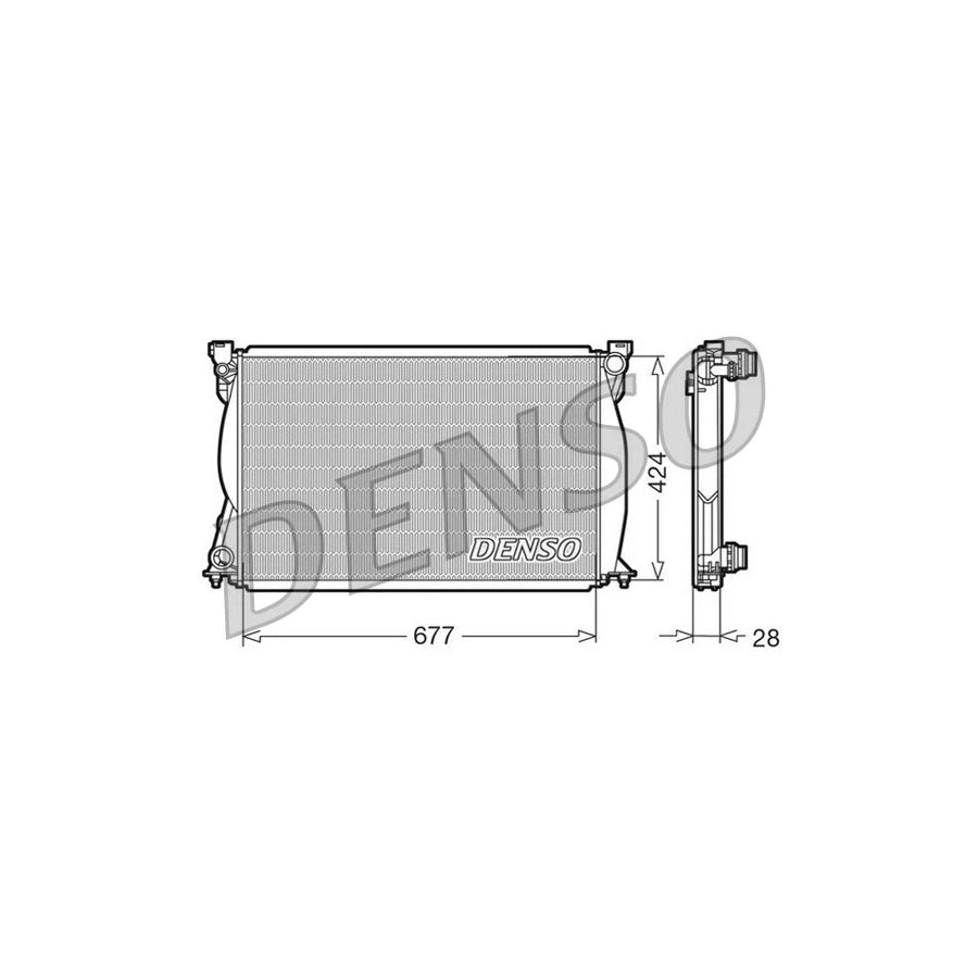 Denso DRM02038 Drm02038 Engine Radiator For Audi A6 | ML Performance UK