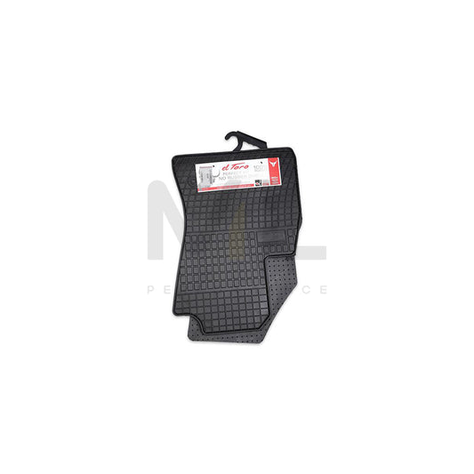 FROGUM Tailored 0910P Floor mat set for FIAT DOBLO Elastomer, Front, Quantity: 2, Black | ML Performance Car Parts