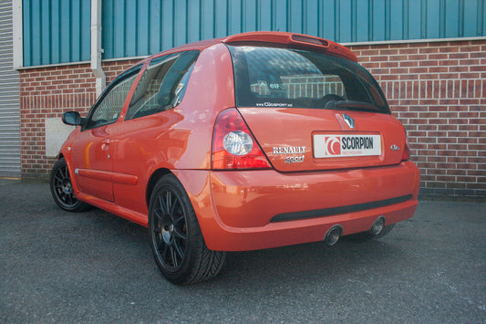 Scorpion SRNS019D Renault Clio MK2 Non-Resonated Cat-Back System  | ML Performance UK UK