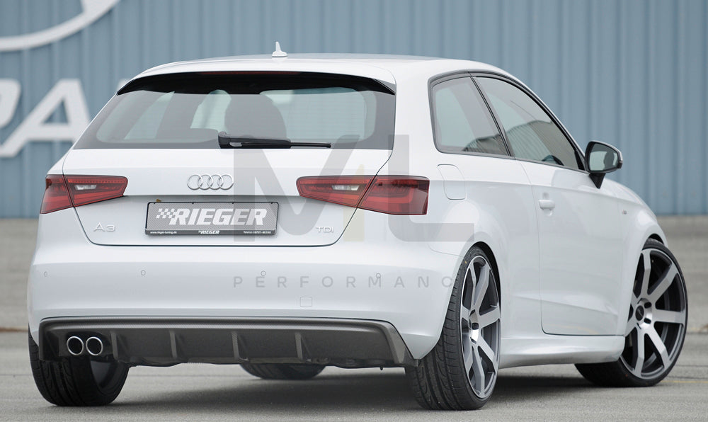 Rieger 00056784 Audi 8V A3 Side Skirt 4 | ML Performance UK Car Parts