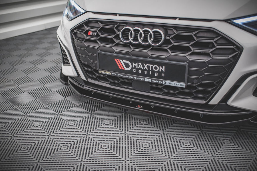 Maxton Design Audi S3 / A3 S-Line 8Y Front Splitter V.4
