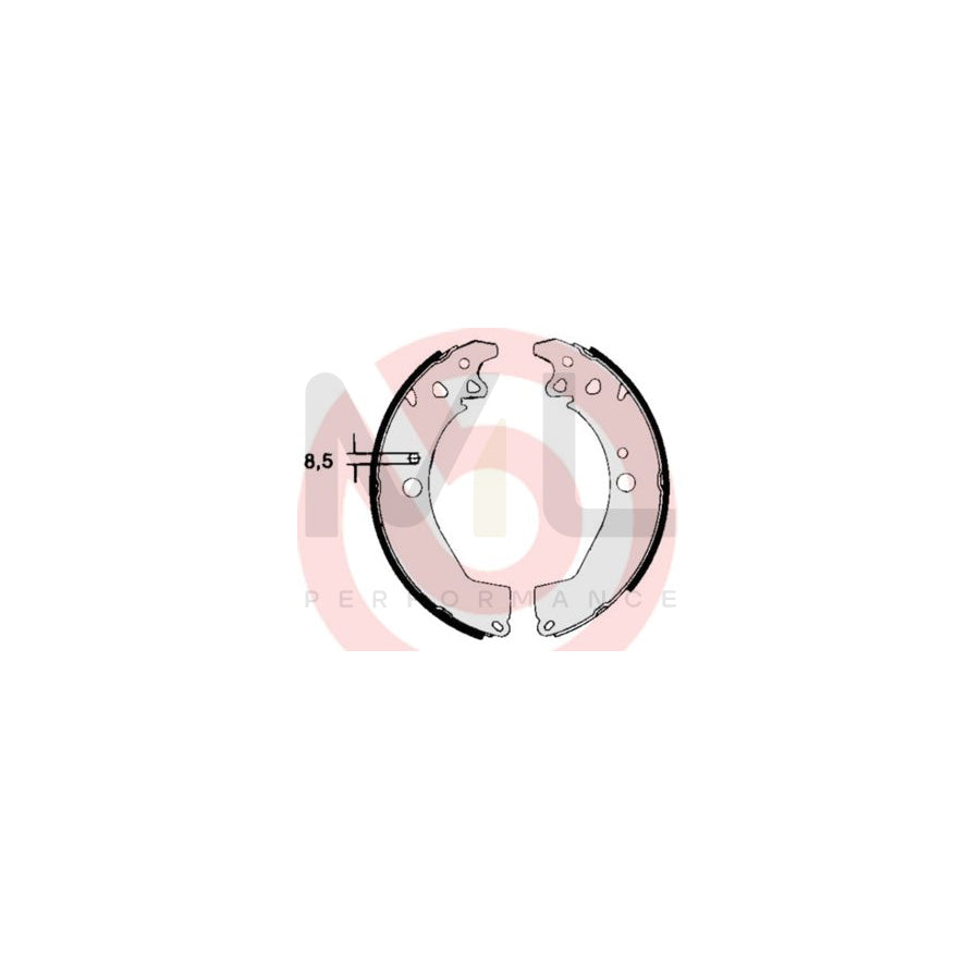 BREMBO S 61 506 Brake Shoe Set with accessories | ML Performance Car Parts