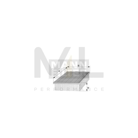 MANN-FILTER C 4369 Air Filter Filter Insert | ML Performance Car Parts