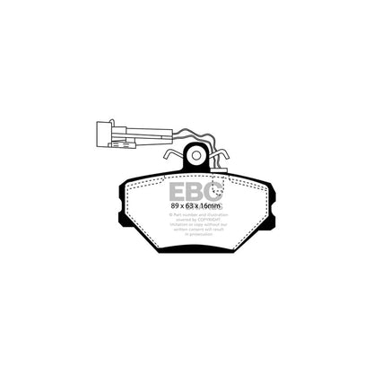 EBC PDKF815 Fso Polonez Ultimax Front Brake Pad & Plain Disc Kit - Bendix Caliper 2 | ML Performance UK Car Parts