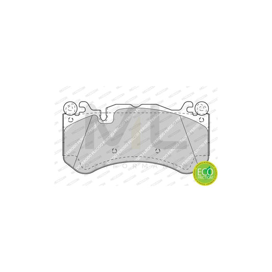 Ferodo Premier Eco Friction Fdb1618 Brake Pad Set For Bmw X5 (E53) Not Prepared For Wear Indicator, With Piston Clip, Without Accessories | ML Performance Car Parts