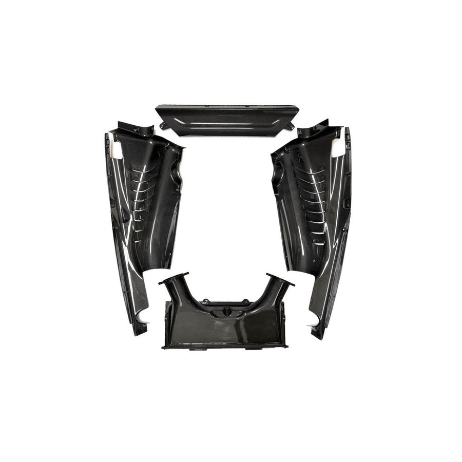 Carbon Fiber 4 Piece Engine Bay Set - Ferrari F8 Tributo (Coupe), 488 GTB (Coupe) | ML Performance UK
