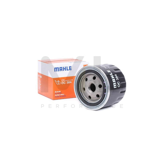 MAHLE ORIGINAL OC 384 Oil Filter Spin-on Filter, with one anti-return valve | ML Performance Car Parts