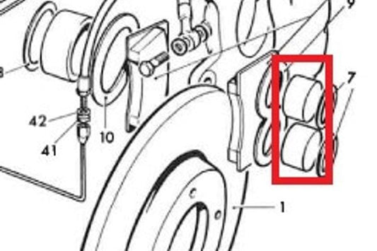 Aston Martin 048-028-0782 Front Brake Caliper Piston Small | ML Performance UK Car Parts