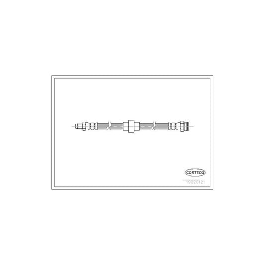 Corteco 19020121 Brake Hose | ML Performance UK