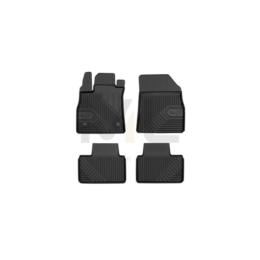 FROGUM Tailored, No.77 77425019 Floor mat set for RENAULT TALISMAN Elastomer, Front and Rear, Quantity: 4, Black | ML Performance Car Parts