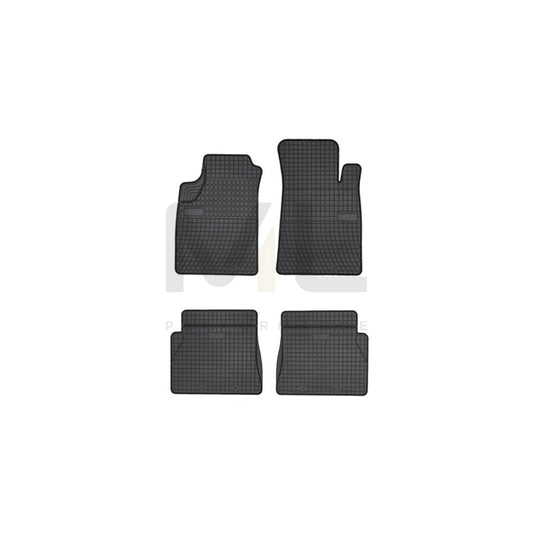 FROGUM Tailored 0649 Floor mat set for RENAULT KANGOO Elastomer, Front and Rear, Quantity: 4, Black | ML Performance Car Parts