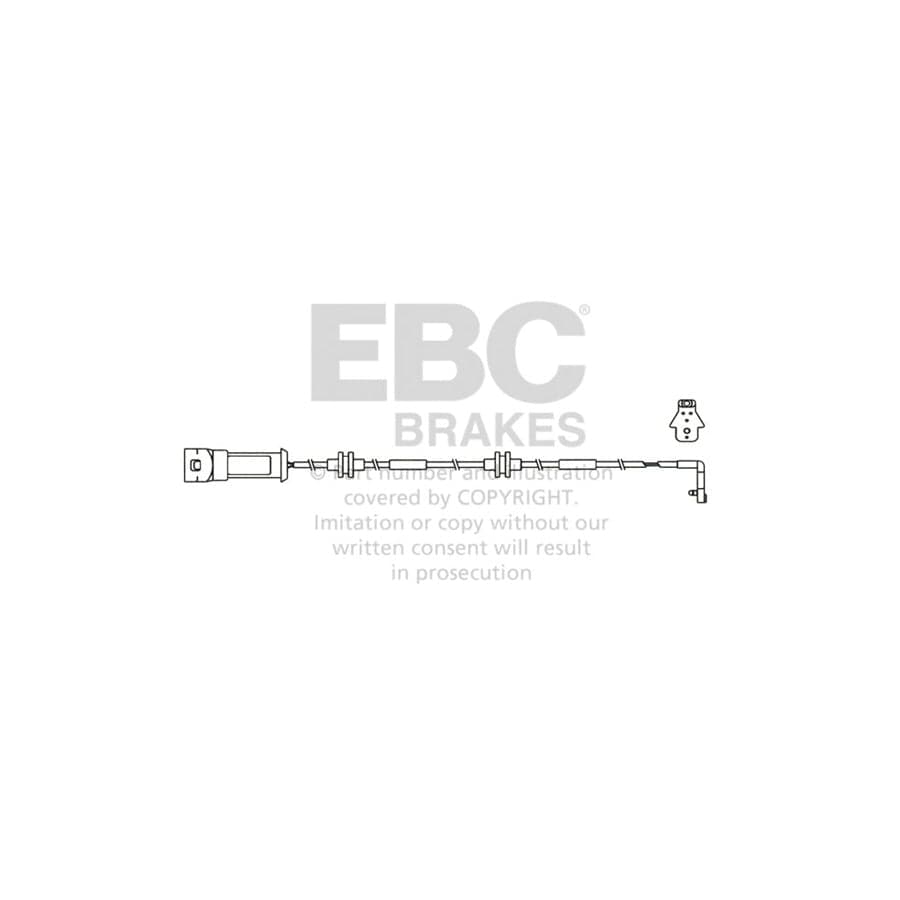 EBC EFA134 Opel Vauxhall Omega Front Wear Leads - ATE Caliper 1 | ML Performance UK Car Parts