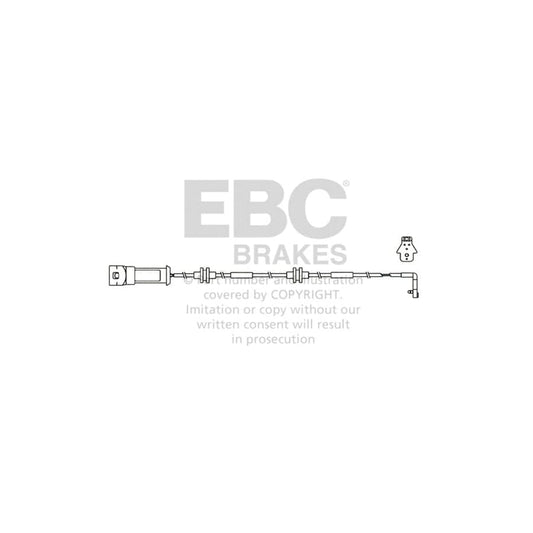 EBC EFA134 Opel Vauxhall Omega Front Wear Leads - ATE Caliper 1 | ML Performance UK Car Parts