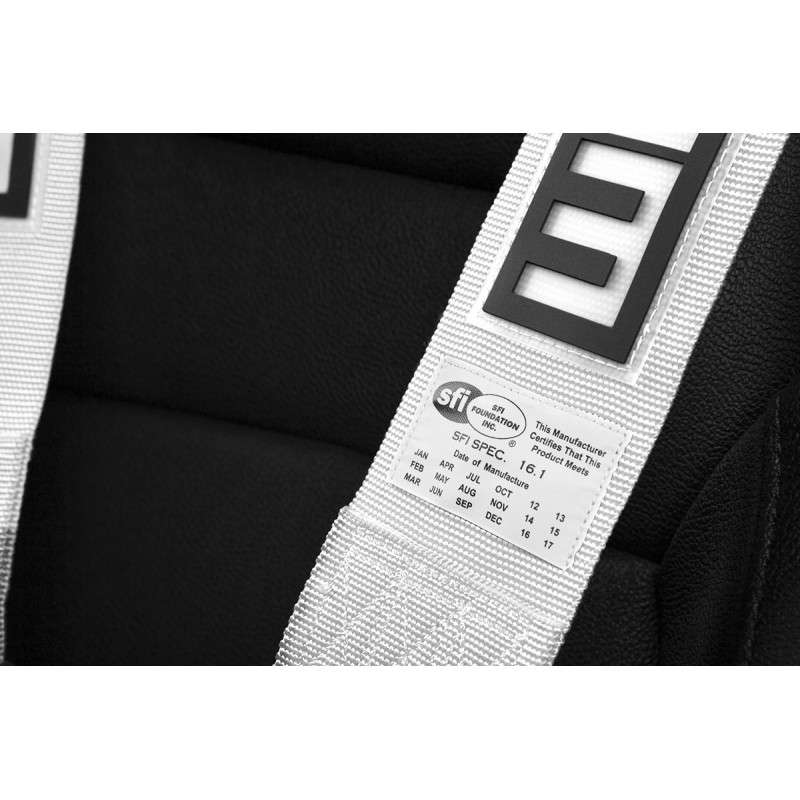 BRAUM 5 Pt – Sfi 16.1 Racing Harness (White)