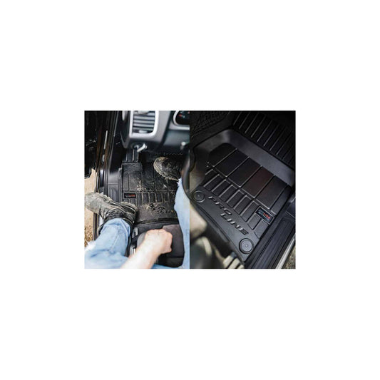 FROGUM Tailored 3D407886 Floor mat set for BMW 6 Gran Turismo (G32) Elastomer, Front and Rear, Quantity: 4, Black | ML Performance Car Parts