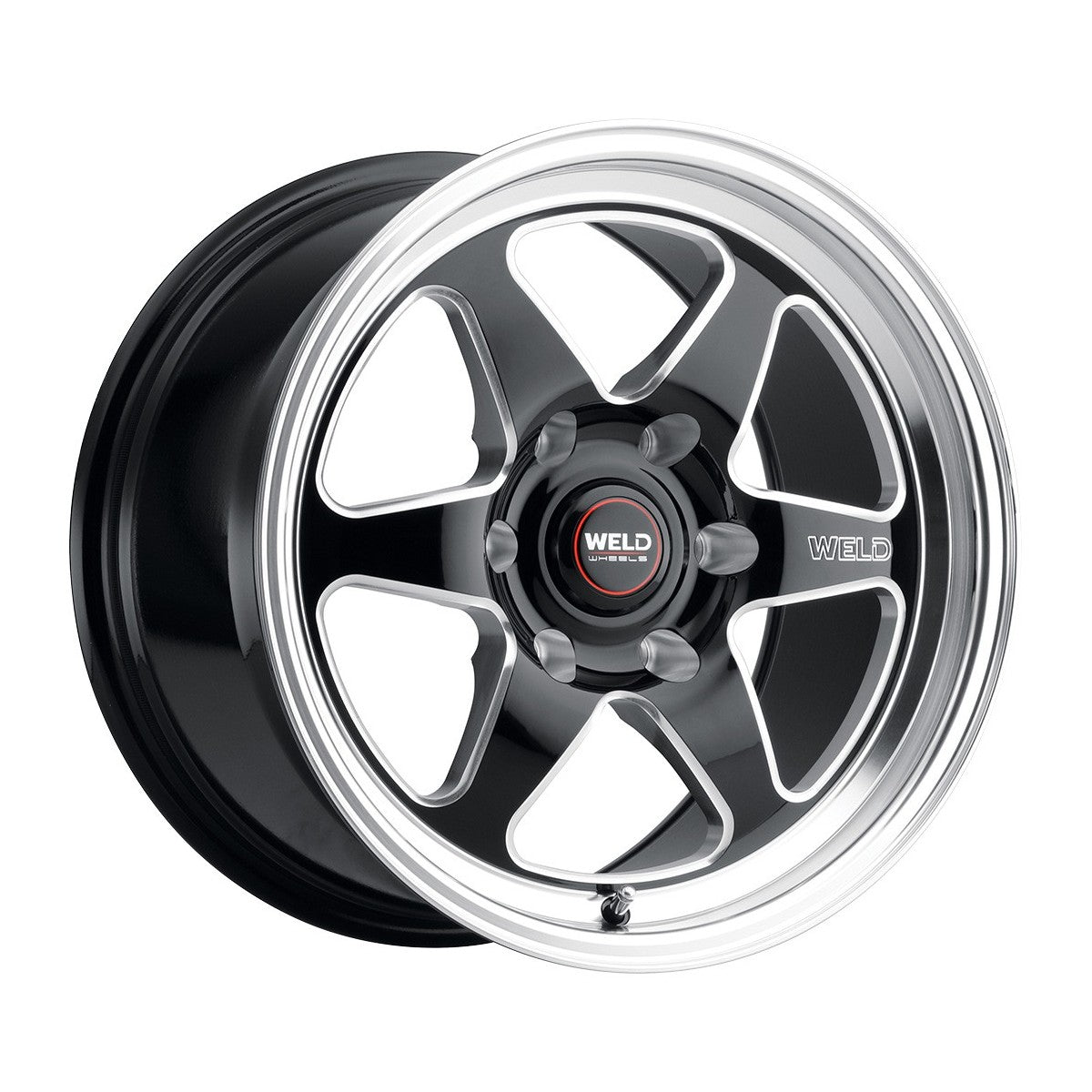 Weld S10609584P06 Ventura 6 S106 Wheel 20x9.5 6x139.7 ET6 BS5.5 Gloss Black MIL - DIA