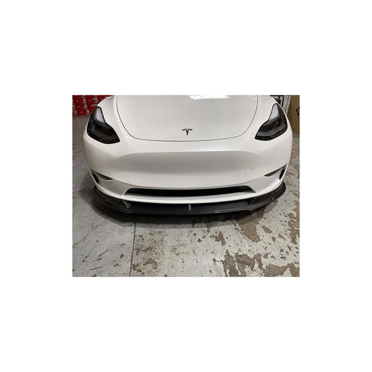 VR Aero Carbon Fiber Front Lip Tesla Model Y 2020+