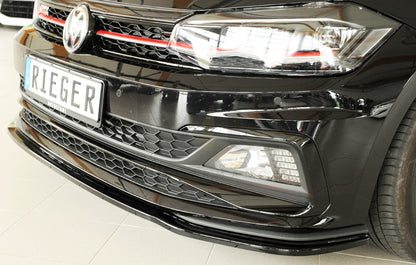 Rieger 00088167 VW Polo AW Front Splitter (Inc. Polo AW GTI) 2 | ML Performance UK Car Parts