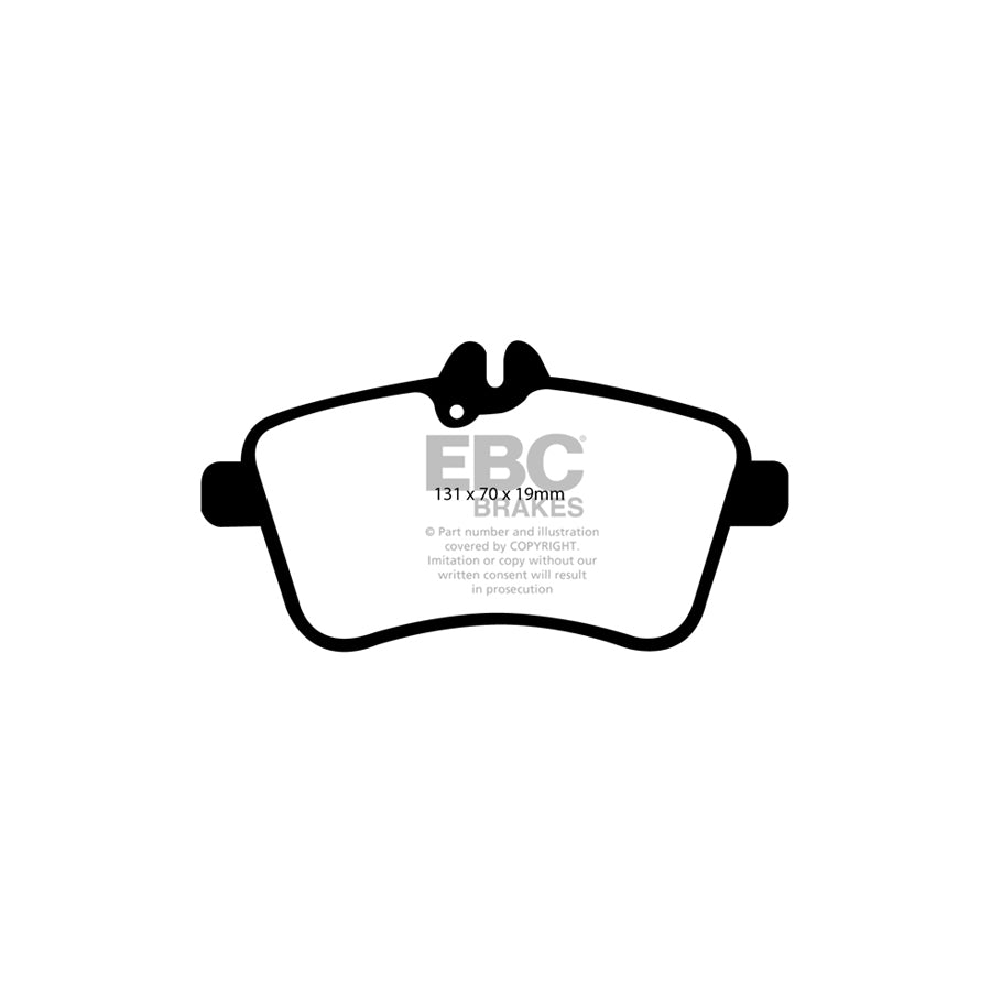 EBC DP1580 Mercedes-Benz W169 W245 Ultimax Front Brake Pads 2 | ML Performance UK Car Parts