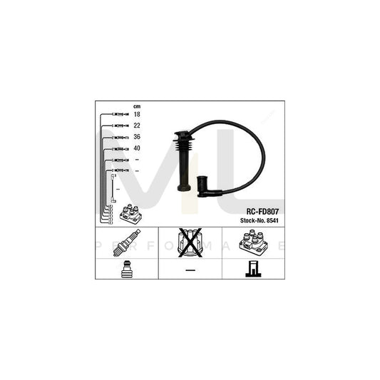 NGK Ignition Cable Kit RC-FD807 (NGK8541) | ML Car Parts UK | ML Performance