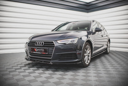 Maxton Design Audi A4 B9 Front Splitter V.2
