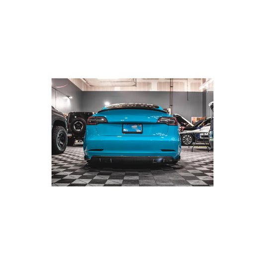 VR Aero SL Style Carbon Fiber Rear Diffuser Tesla Model 3 2018+