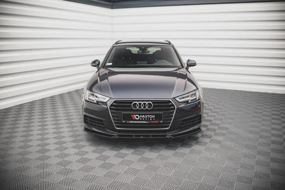 Maxton Design Audi A4 B9 Front Splitter V.2