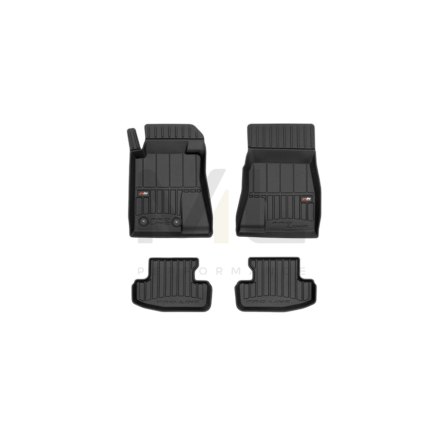 FROGUM Tailored, ProLine 3D426955 Floor mat set for FORD USA Mustang Mk6 Coupe Elastomer, Front and Rear, Quantity: 4, Black | ML Performance Car Parts