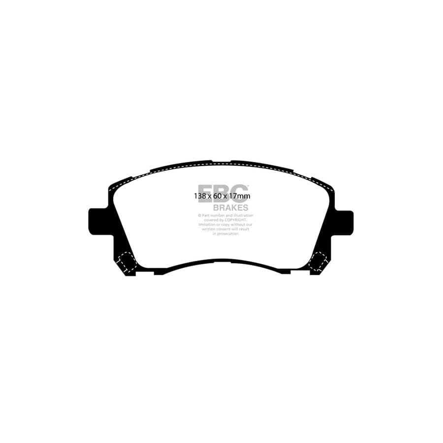 EBC PD19KF158 Subaru Legacy Bluestuff Front Brake Pad & BSD Disc Kit 2 | ML Performance UK Car Parts