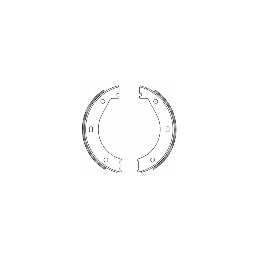 ABE CRB005ABE Handbrake Shoes