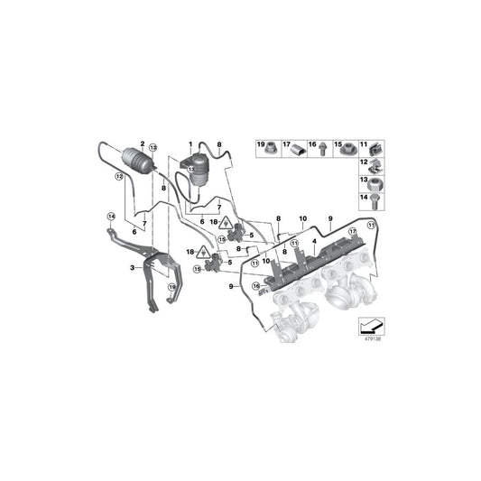 Genuine BMW 11657580773 E89 Bracket, Vacuum Reservoir (Inc. Z4 35i & Z4 35is) | ML Performance UK Car Parts