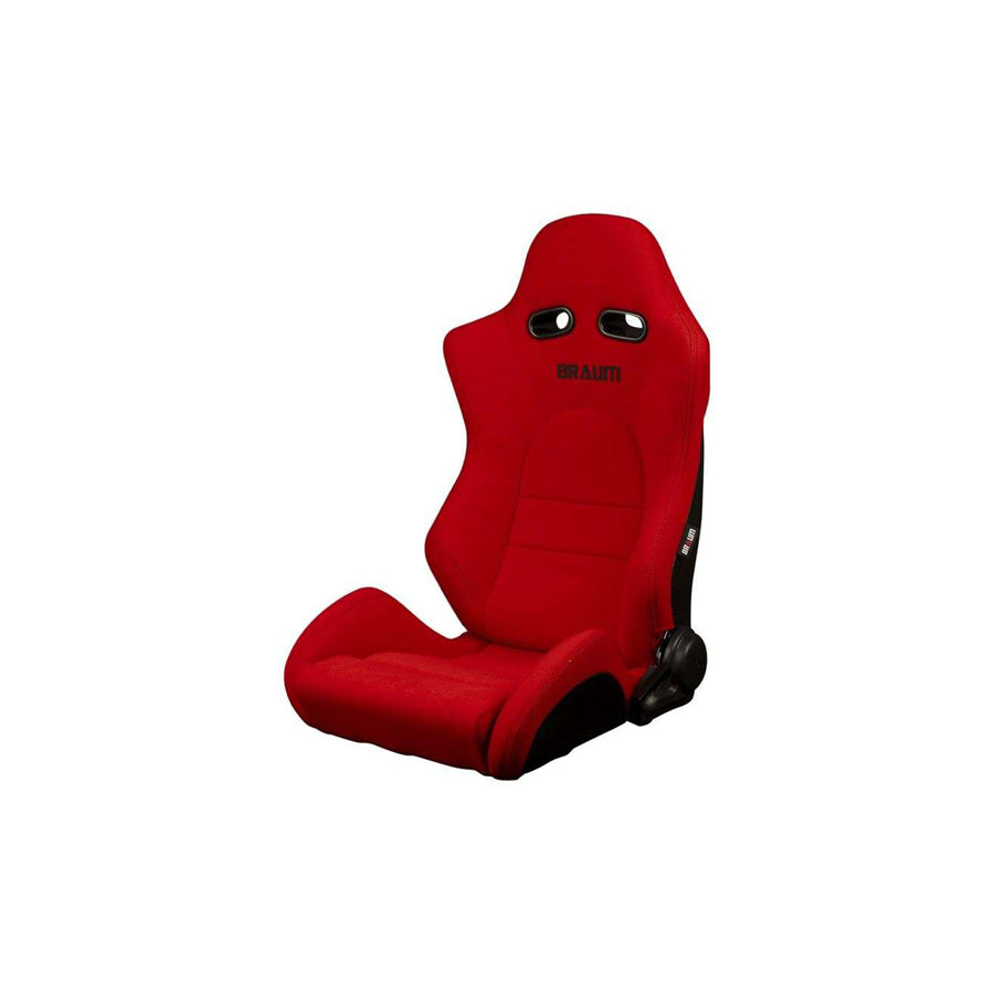 BRAUM Advan Series Sport Reclinable Seats (Red Cloth Black Stitching) – Priced Per Pair