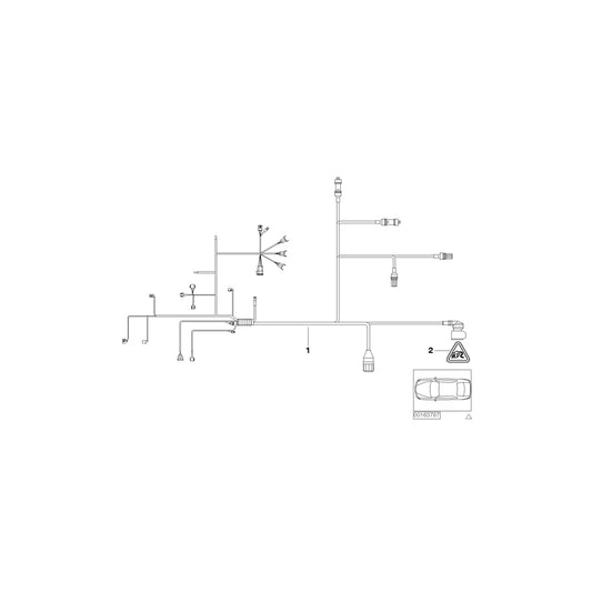 Genuine BMW 12517506792 E46 Wiring Harness, Engine Trans. Module (Inc. 325i, 330xi & 325xi) | ML Performance UK