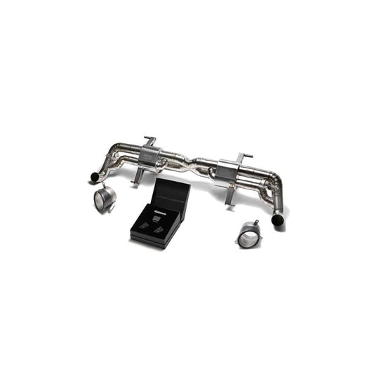Armytrix AUR12-DC16 Titanium Valvetronic Exhaust System Audi R8 V10 MKI Facelift 2013-2015 with Dual Carbon Fiber 5"  | ML Performance UK UK Car Parts