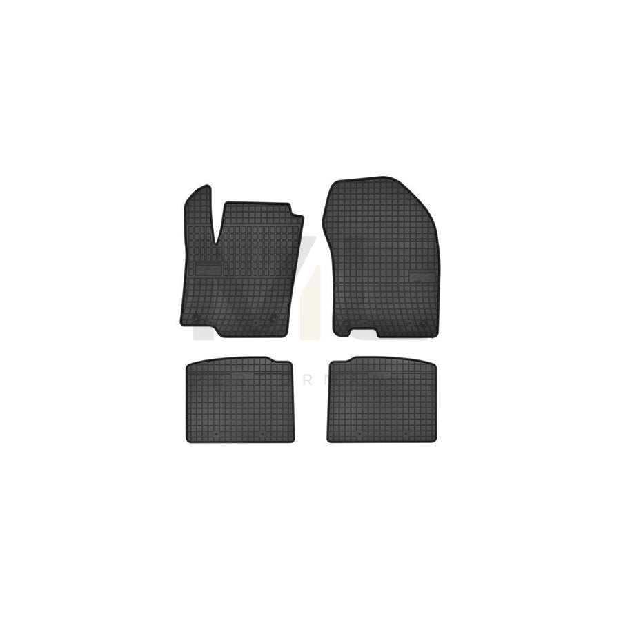 FROGUM Tailored 0605 Floor mat set for SUZUKI SX4 II S-Cross (JY) Elastomer, Front and Rear, Quantity: 4, Black | ML Performance Car Parts