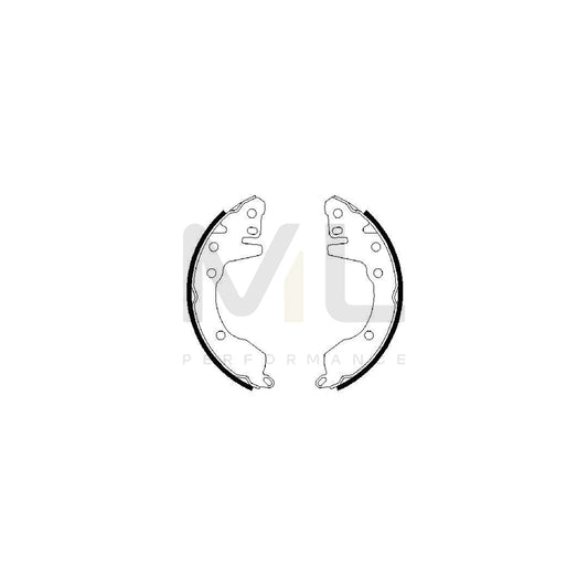 BOSCH 0 986 487 484 Brake Shoe Set | ML Performance Car Parts