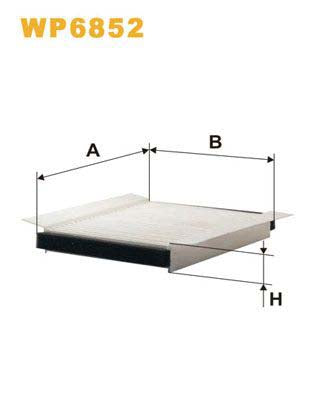 WIX Filters WP6852 Pollen Filter For Ford Scorpio