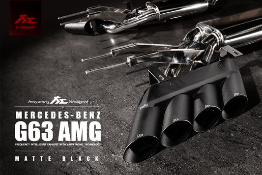 FI Exhaust Mercedes-Benz W463 AMG G63  5.5TT M157  Ultimate Double Quad Tips  2012-2018 | ML Performance UK Car Parts