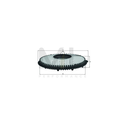 MAHLE ORIGINAL LX 890 Air Filter Filter Insert | ML Performance Car Parts