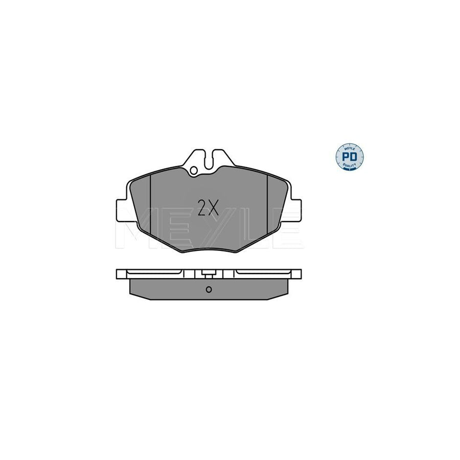 Meyle 025 237 4320-1/Pd Brake Pad Set Suitable For Mercedes-Benz E-Class