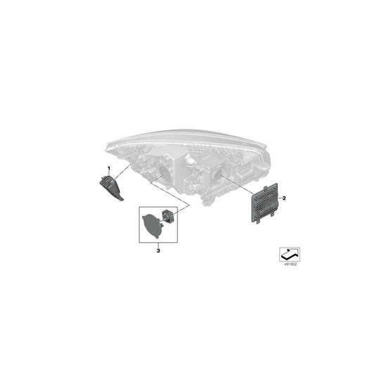 Genuine BMW 63119498495 G29 Led Module, Daytime Running Lights, Left (Inc. Z4 30i & Z4 M40i) | ML Performance UK