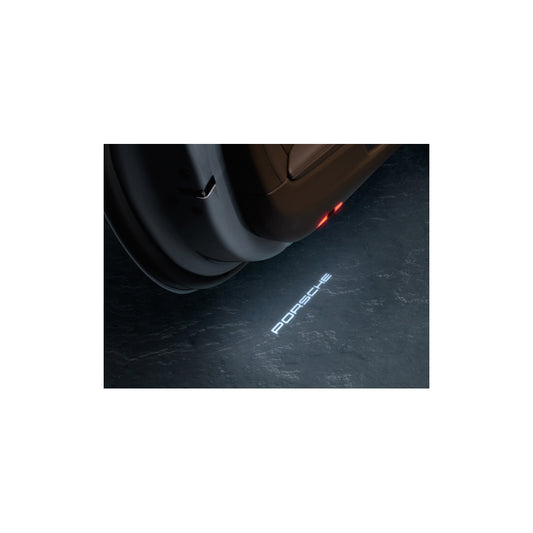 Genuine Porsche Led Door Projectors Porsche Logo Porsche 992 (911) / Cayenne 9Ya / Taycan | ML Performance UK Car Parts