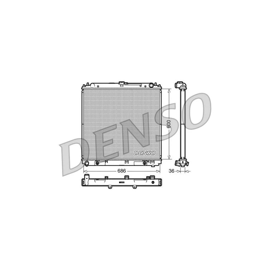 Denso DRM46032 Drm46032 Engine Radiator For Nissan Pathfinder Iii (R51) | ML Performance UK