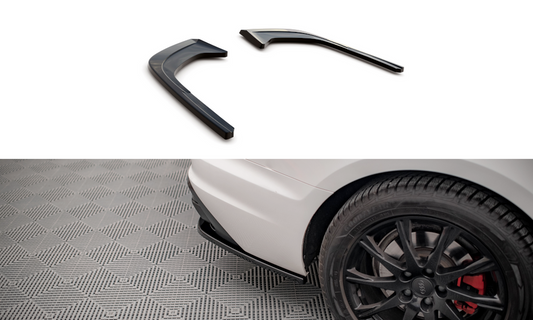 Maxton Design AU-A4-B9F-RSD1T Rear Side Splitters Audi A4 B9 Facelift | ML Performance UK Car Parts
