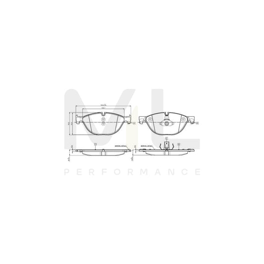 Bosch 0986Tb3137 Brake Pad Set  | ML Performance Car Parts