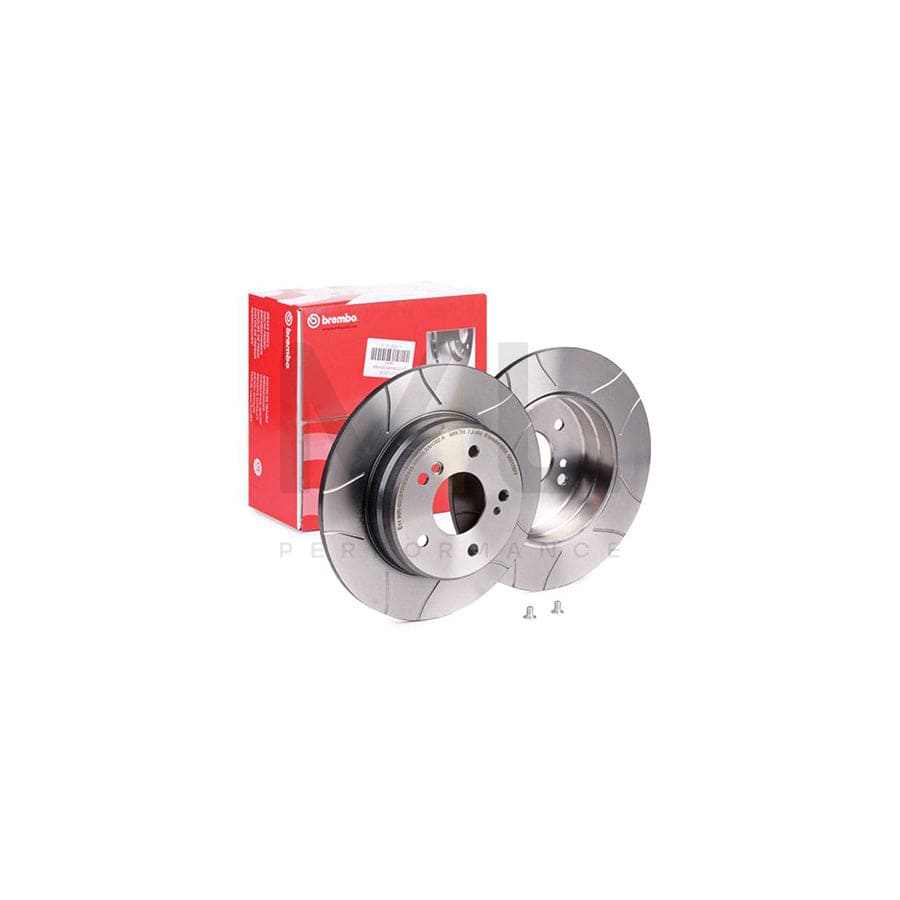 BREMBO MAX LINE 08.5178.77 Brake Disc Slotted, Solid, Coated, with bolts/screws | ML Performance Car Parts