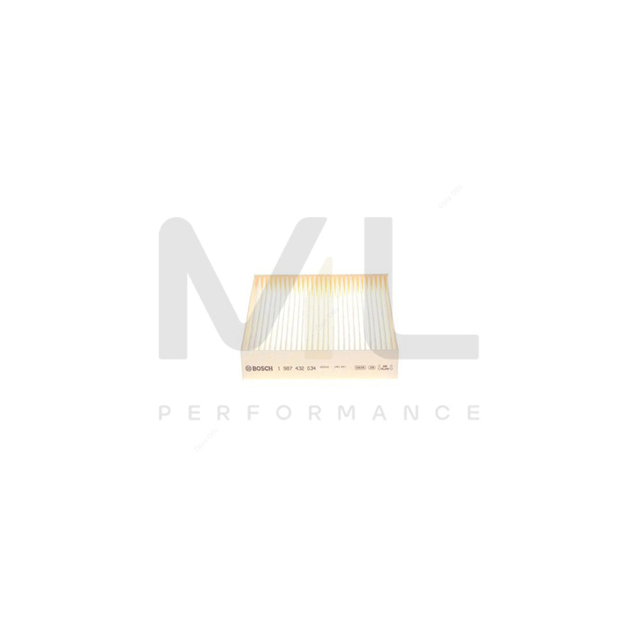 BOSCH Cabin Filter 1987432034 [ M 2034 ] | ML Car Parts UK | ML Performance